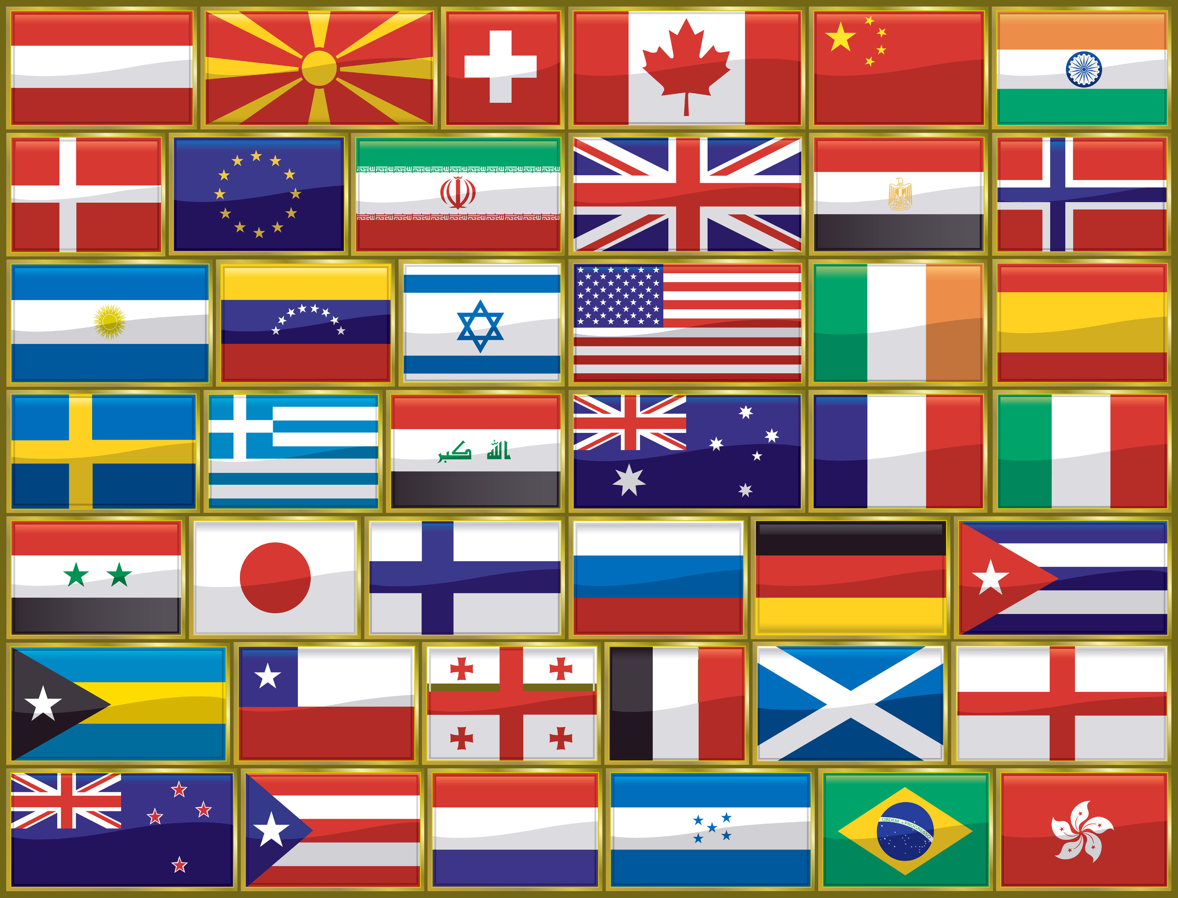 World Flag Background